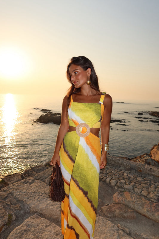 Tropical Dress - Shipping 27/08