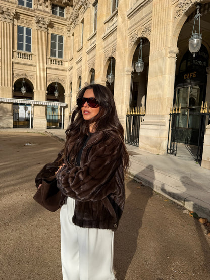 Royal Brown Fur Jacket