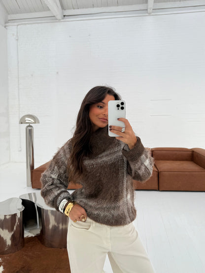 Isabela Sweater in Brown