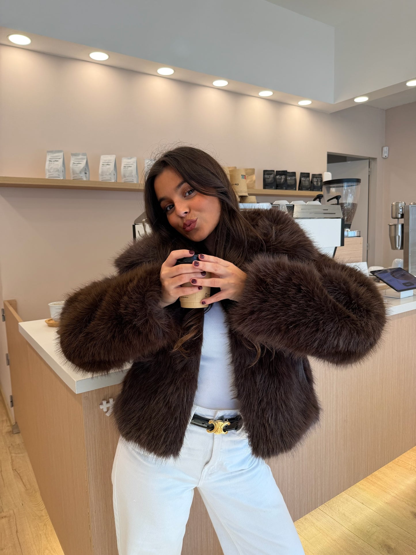 Cocoa Fur Jacket