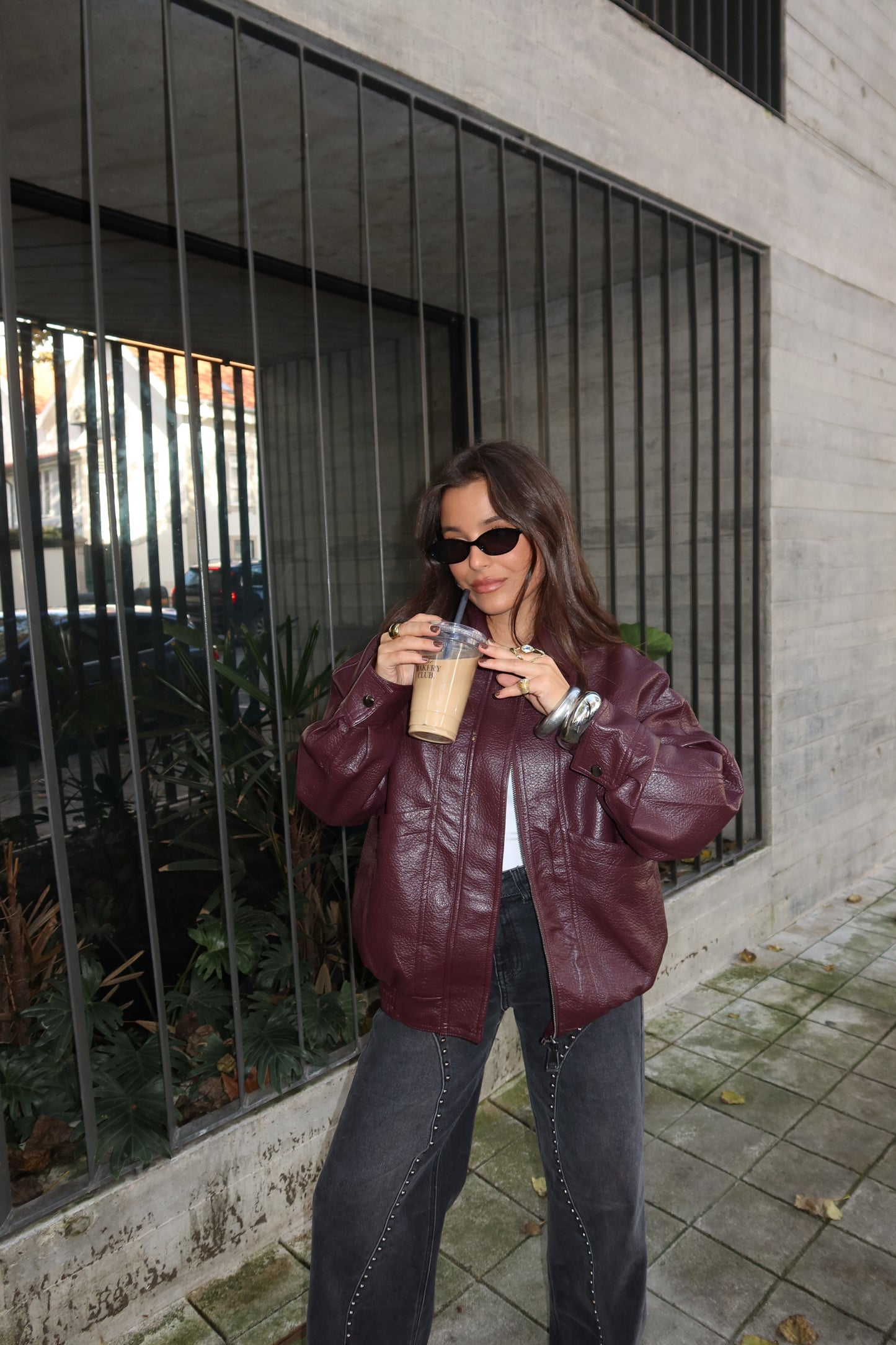 Oporto Jacket in Burgundy - Shipping 28/11 to 05/12