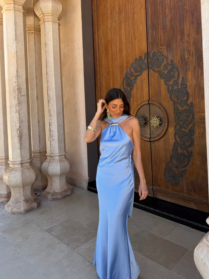 Safira Dress in Sky Blue - Shipping/Envio 10/06 to 17/06