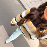 Chloe Striped Knit Sweater