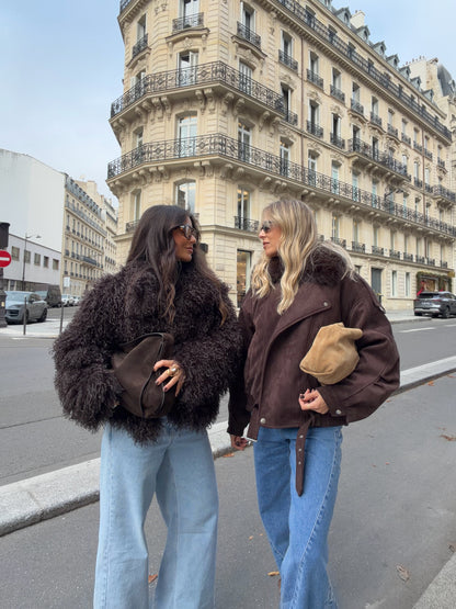 Reversible Curly Fur Jacket - Shipping 19/12