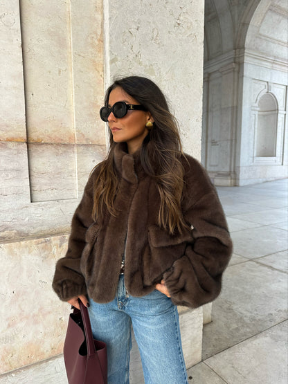 Pre Order Brownie Fur Jacket - Shipping 13/12