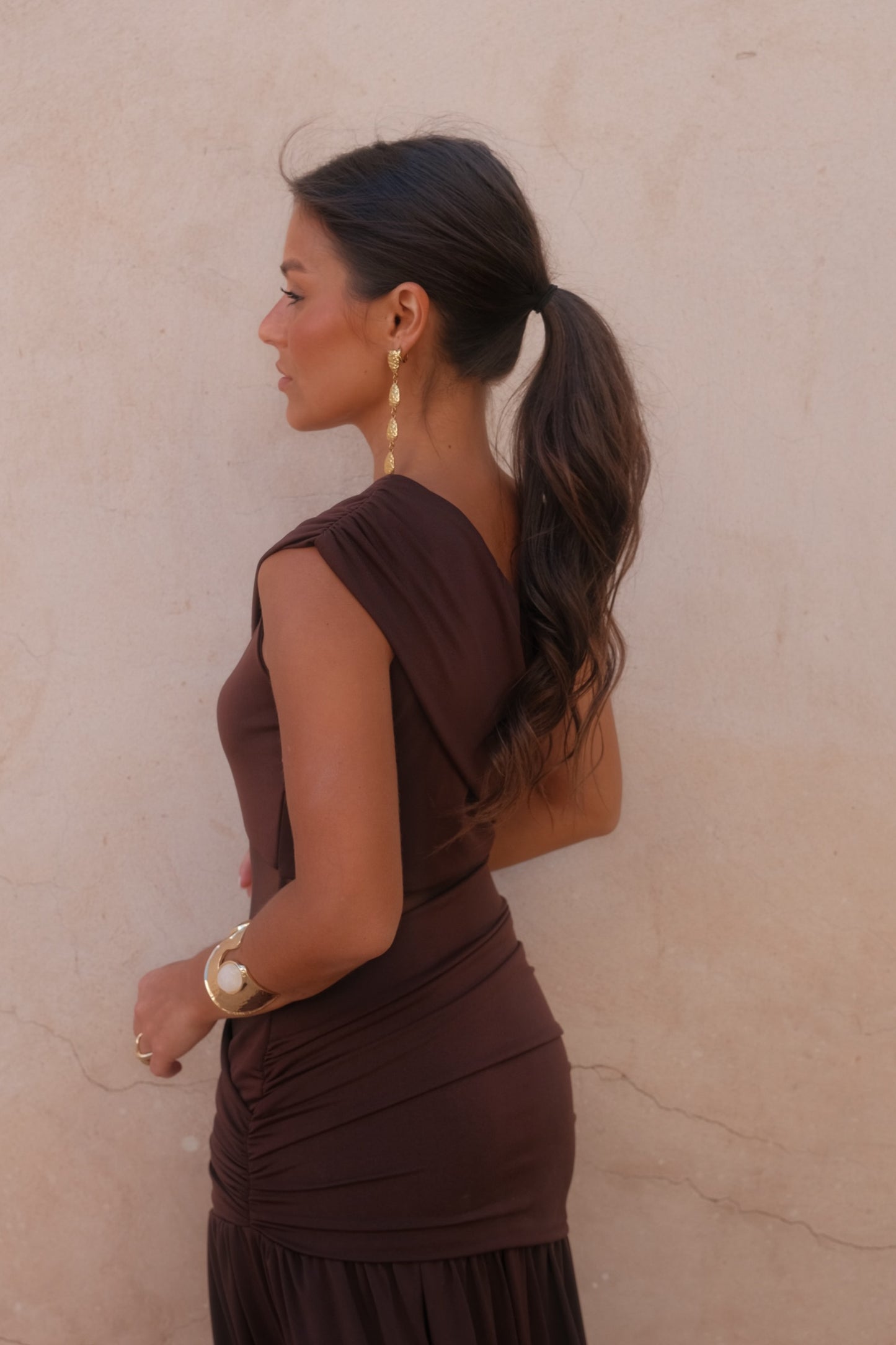 Dune Dress in Brown - Shipping/Envio 15/06 to 19/06