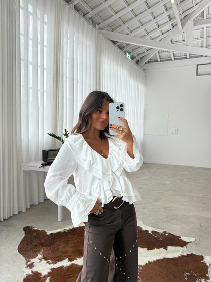 Taylor Blouse in White