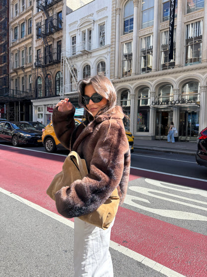 Hot Chocolate Fur Jacket