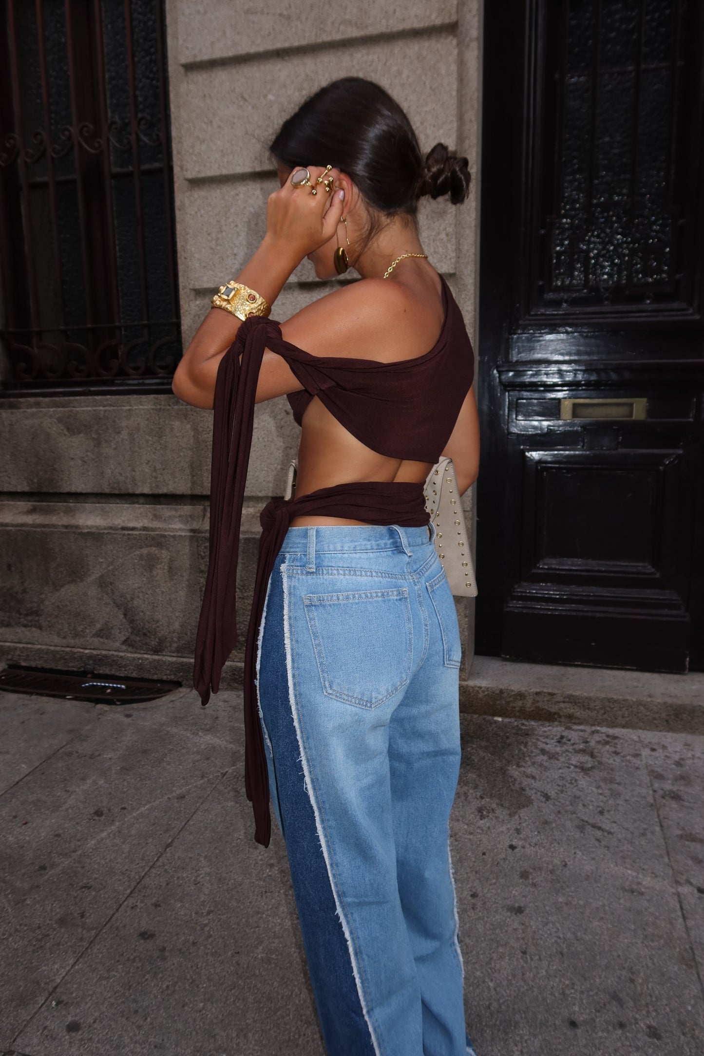 Gaia Top in Brown