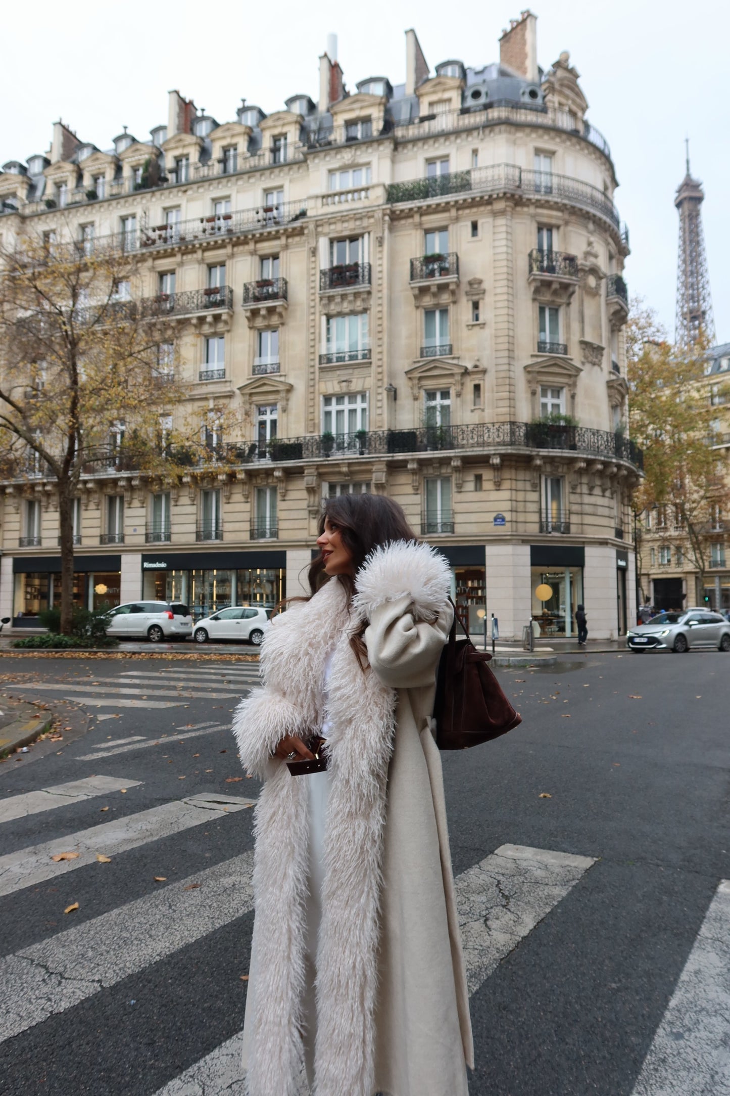 Ophelia Wool Coat in White - Shipping 01/12 to 05/12