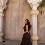 Manila Dress in Brown - Shipping/Envio 15/06 to 19/06