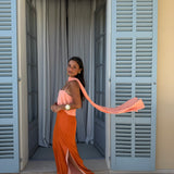 Joanna Dress In Orange - Shipping/Envio 17/07 to 24/07