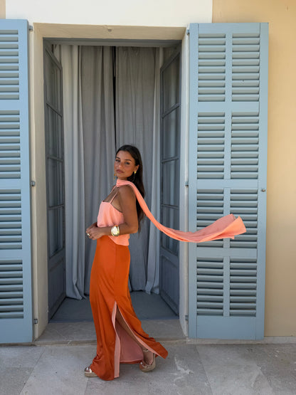 Joanna Dress In Orange