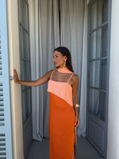 Joanna Dress In Orange