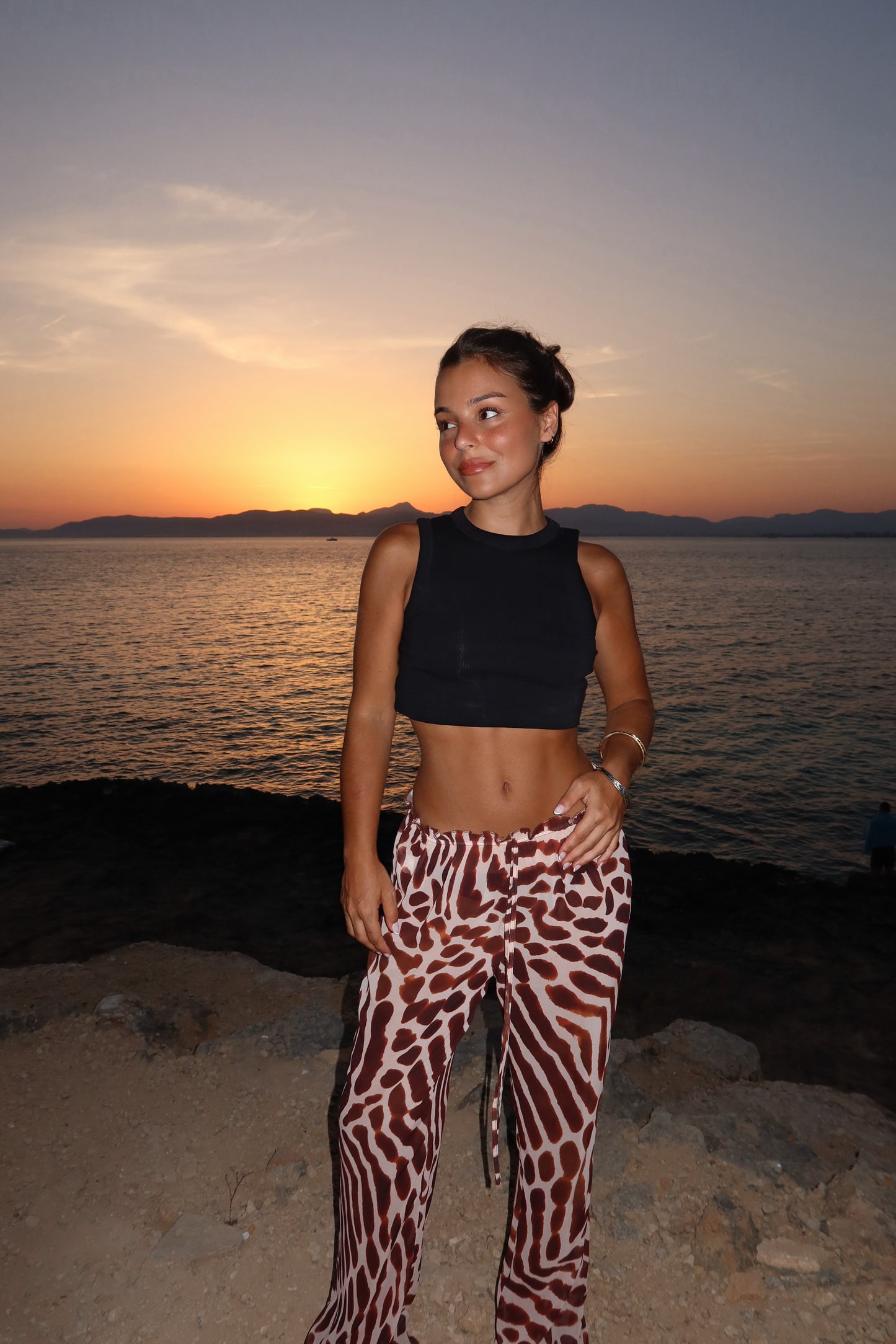 Giraffe Print Pants