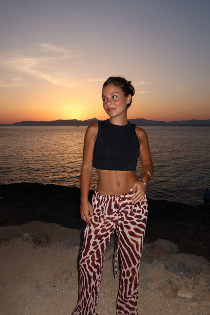 Giraffe Print Pants