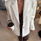 Wool Vienna Blazer in White