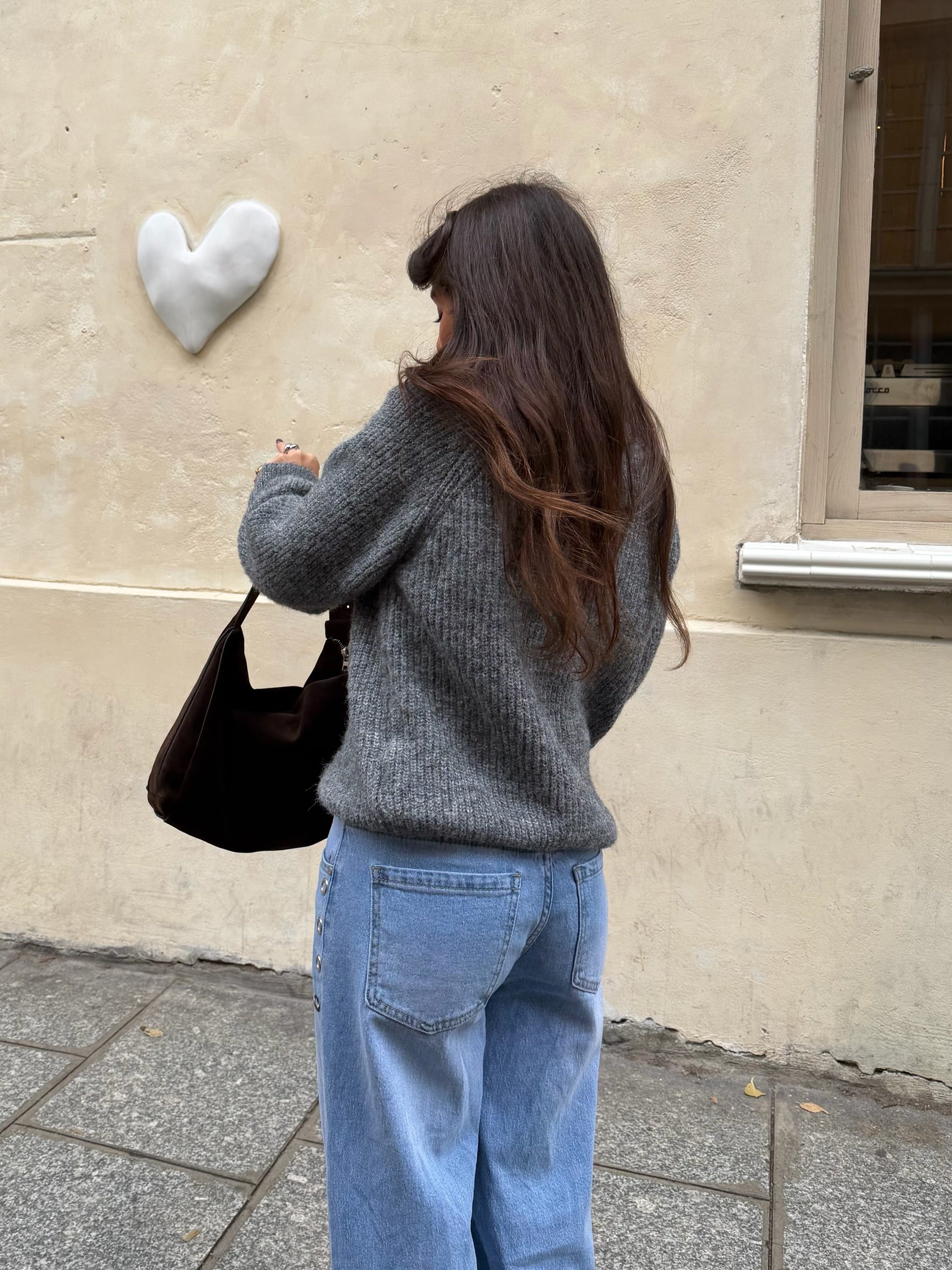 Emma Knit Cardigan In Gray – MARTÏ Collection