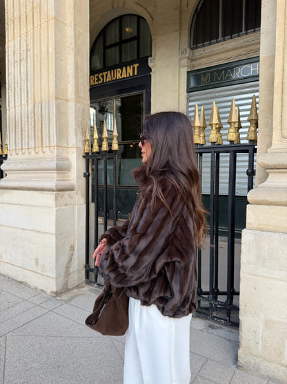 Royal Brown Fur Jacket