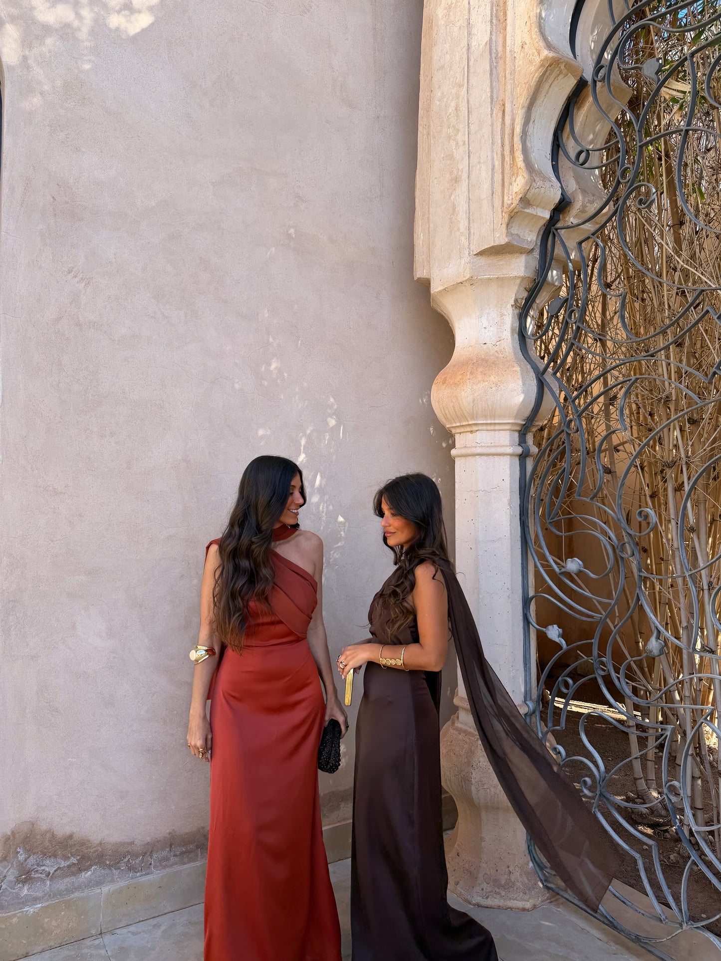 Triana Dress in Brown
