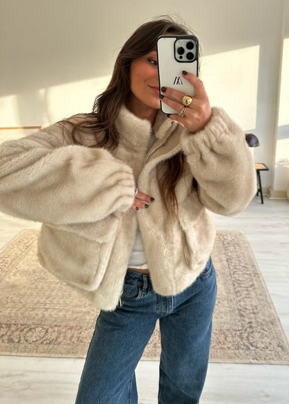 Vanilla Fur Jacket