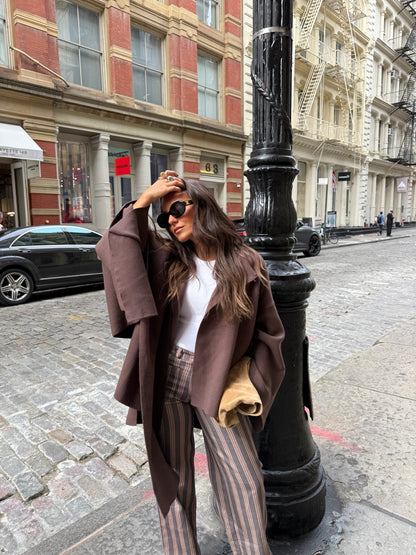 Chicago Cape in Brown