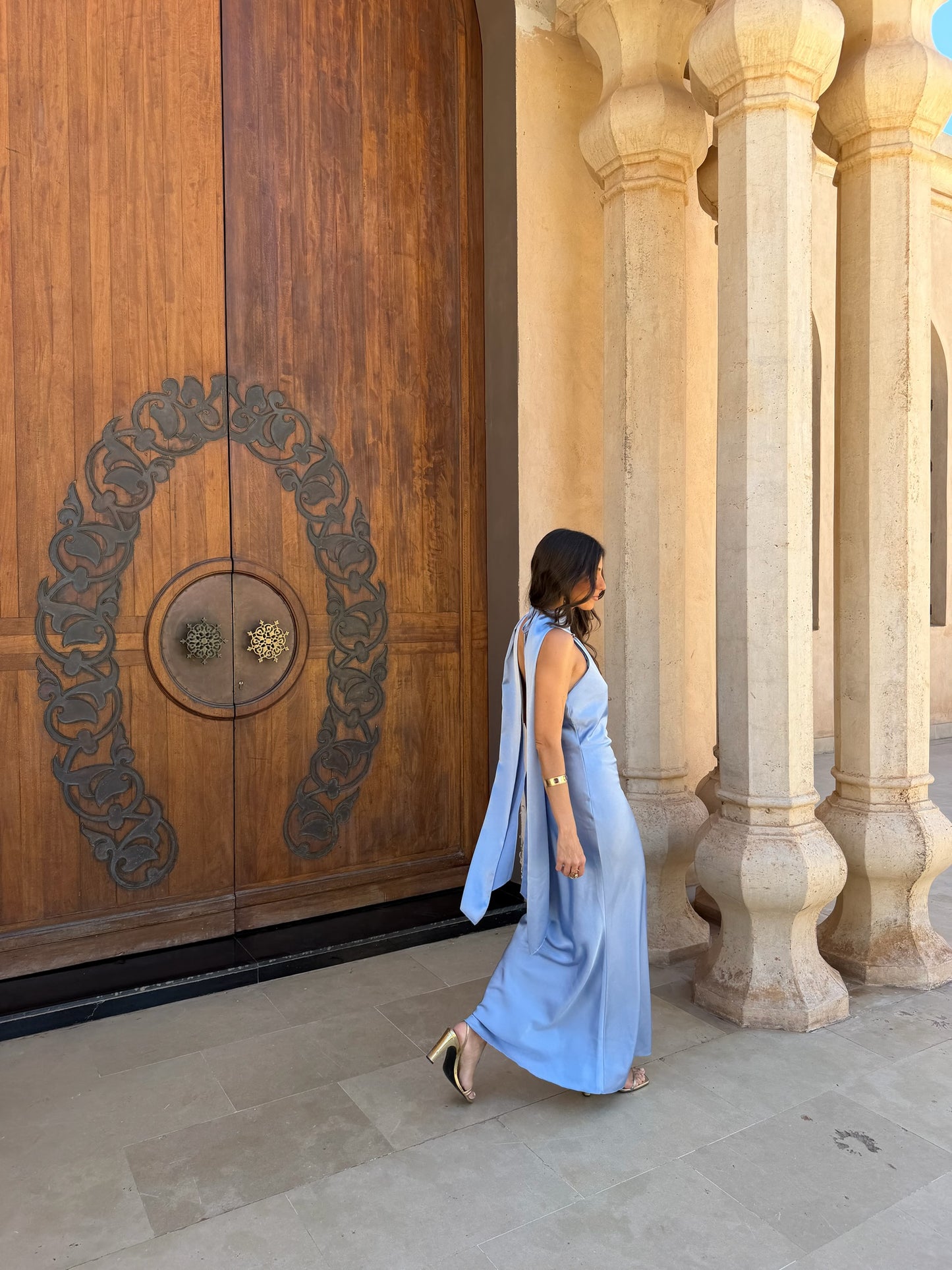 Safira Dress in Sky Blue - Shipping/Envio 10/06 to 17/06
