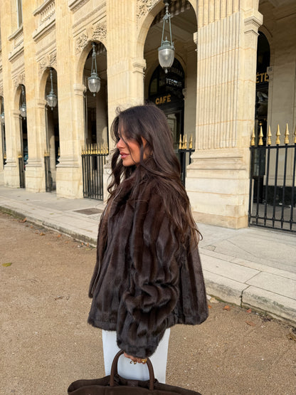 Royal Brown Fur Jacket