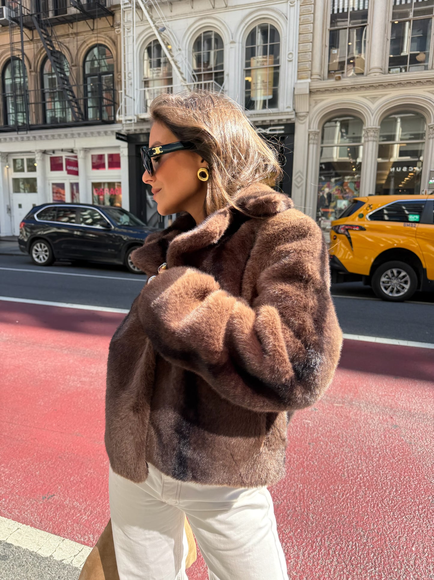 Hot Chocolate Fur Jacket