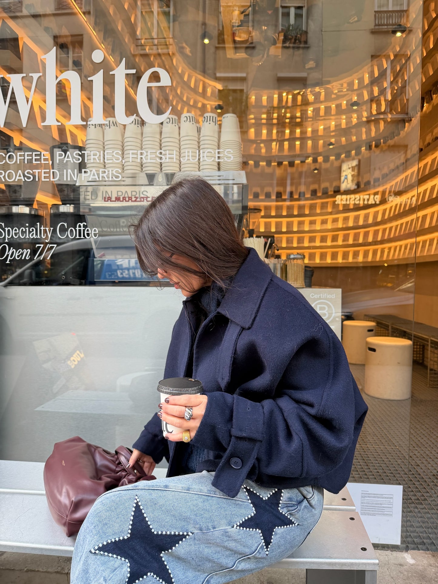 100% Wool Jacket in Navy Blue - Shipping 01/12 to 05/12