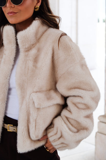 Vanilla Fur Jacket