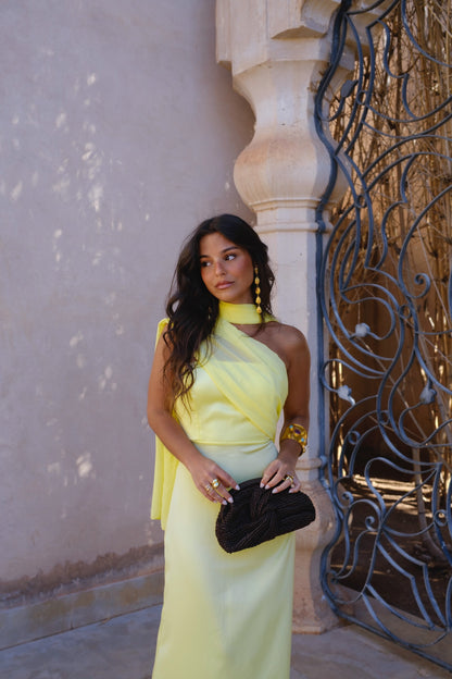Triana Dress in Yellow