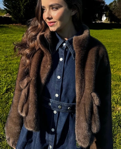 Brownie Fur Jacket