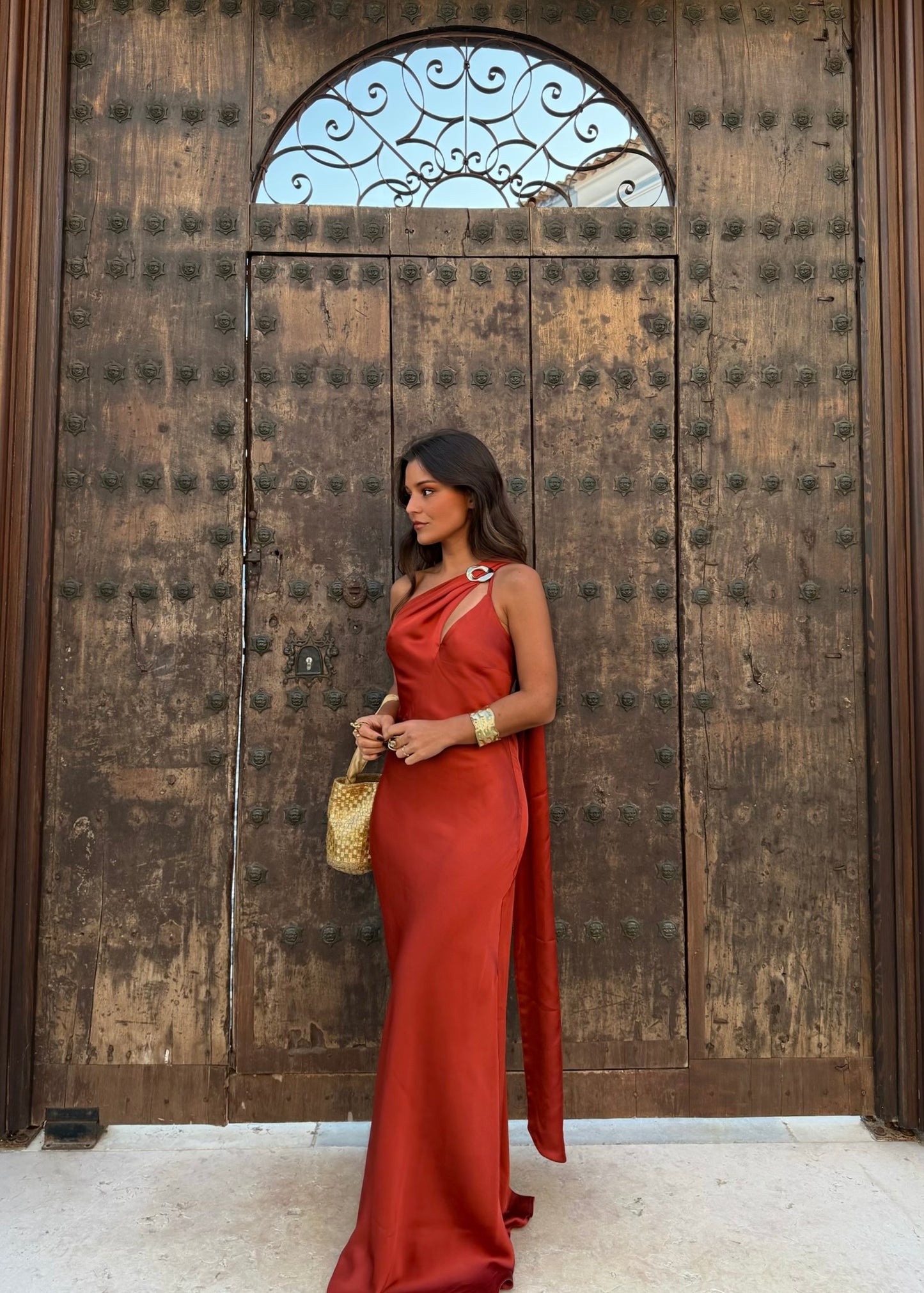Granada Dress in Terracota - Preorder (Shipping/Envio 05-05)