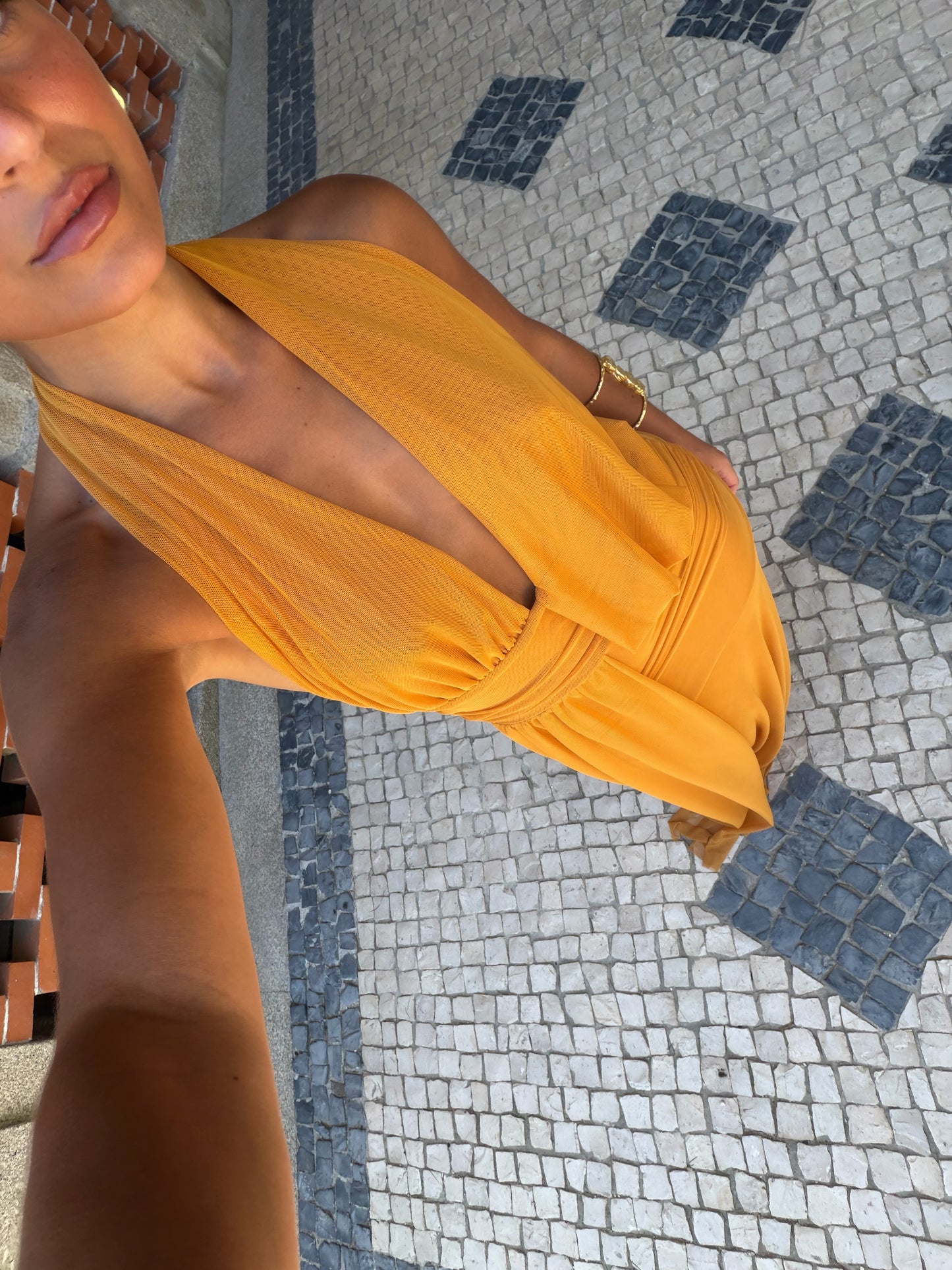 Aina Dress in Toasted Yellow