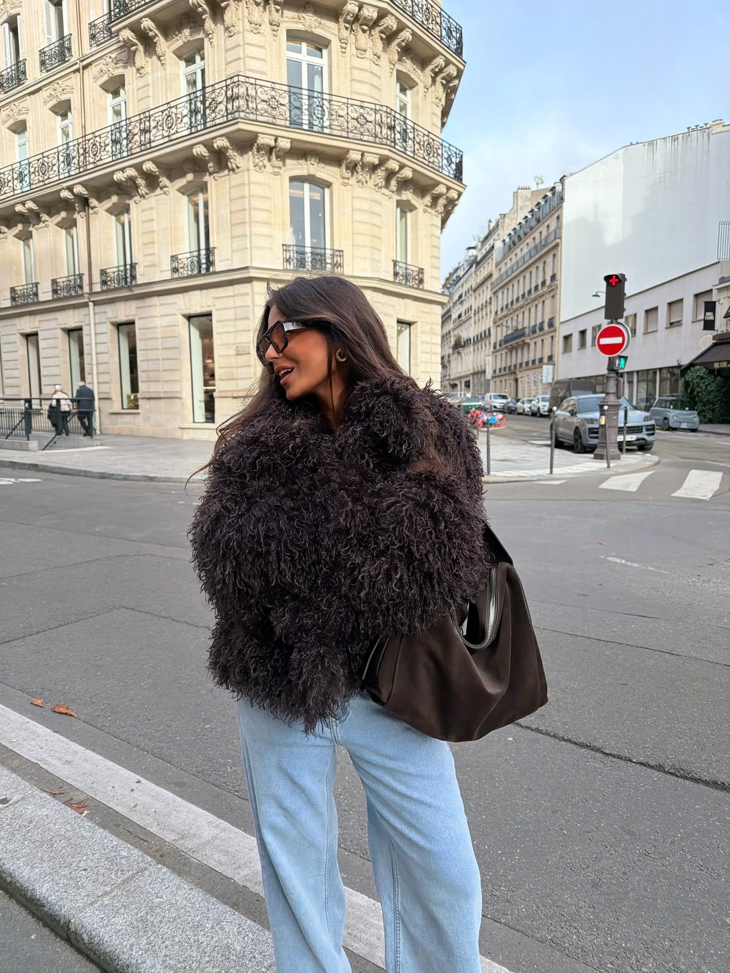 Reversible Curly Fur Jacket - Shipping 19/12