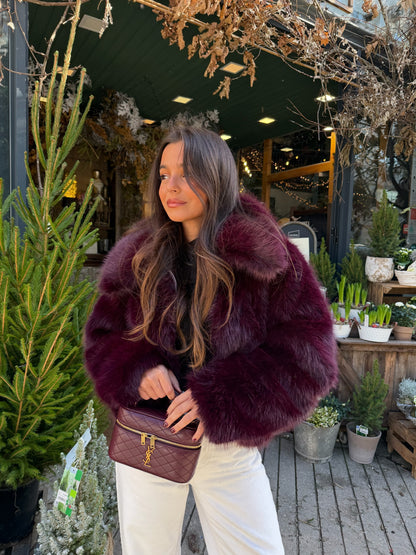 Cherry Fur Jacket