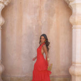 Manila Dress in Red - Pre-Order