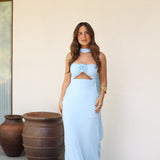Sky Blue with Flower Dress - Shipping/Envio 06/07 to 10/07