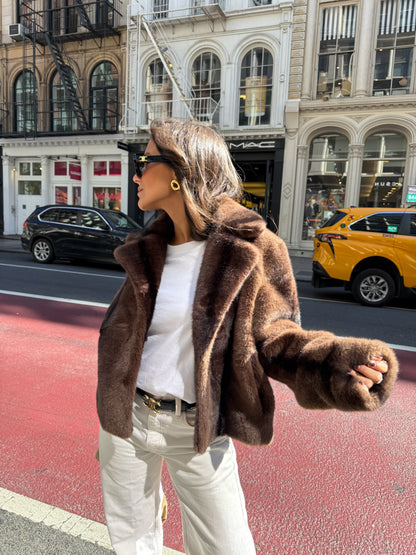 Hot Chocolate Fur Jacket