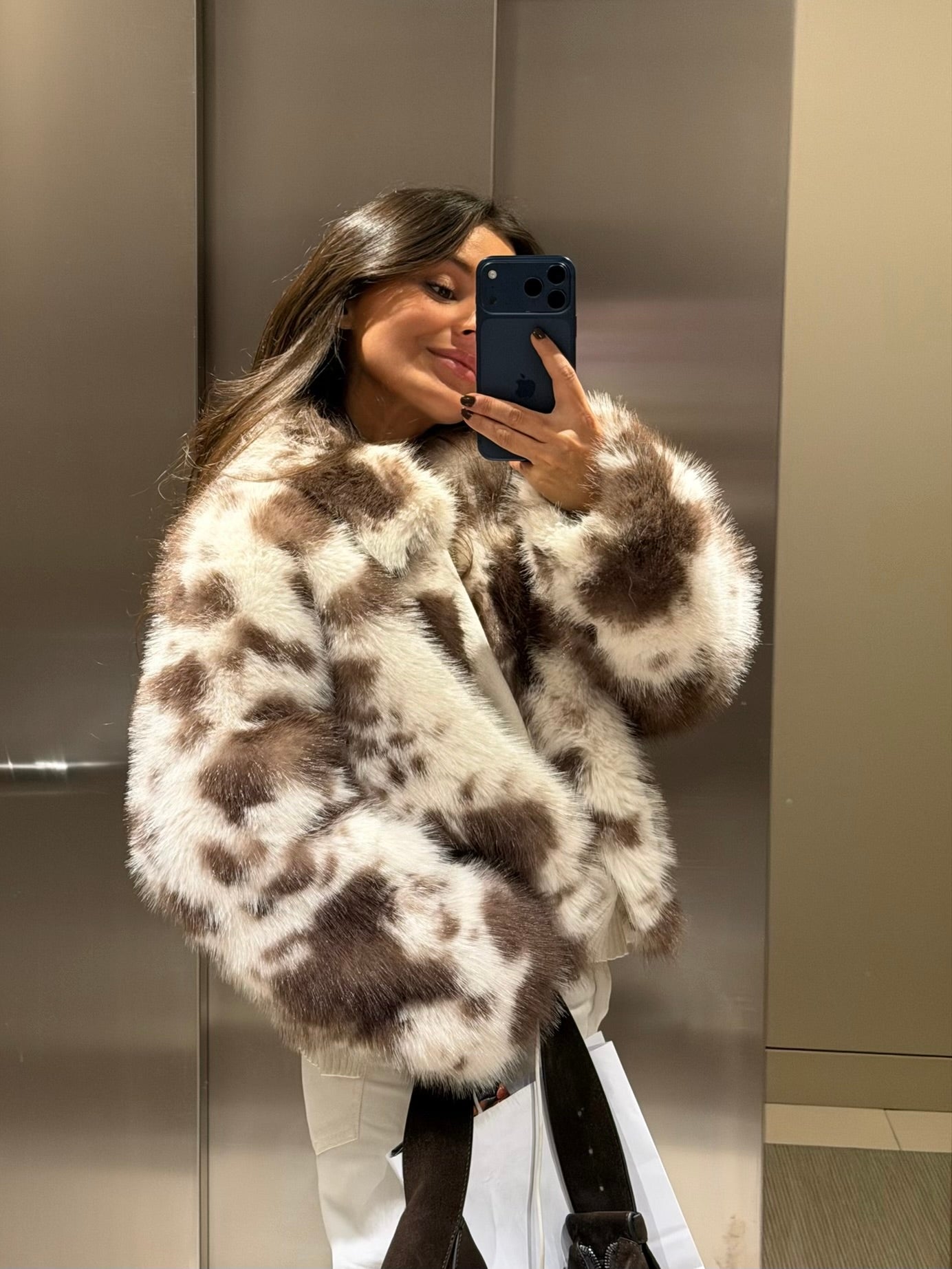 Cow Fur Jacket