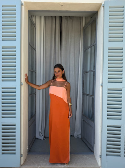 Joanna Dress In Orange