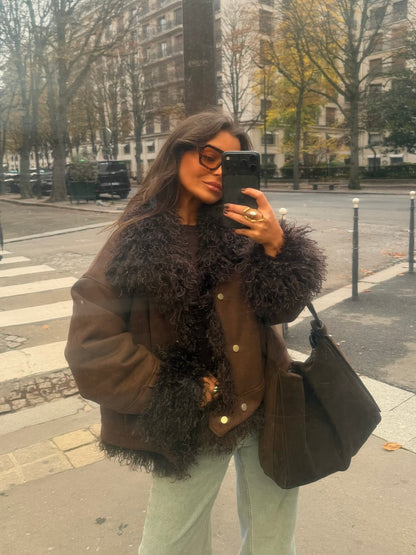 Reversible Curly Fur Jacket - Shipping 19/12