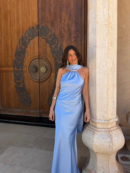 Safira Dress in Sky Blue - Shipping/Envio 10/06 to 17/06