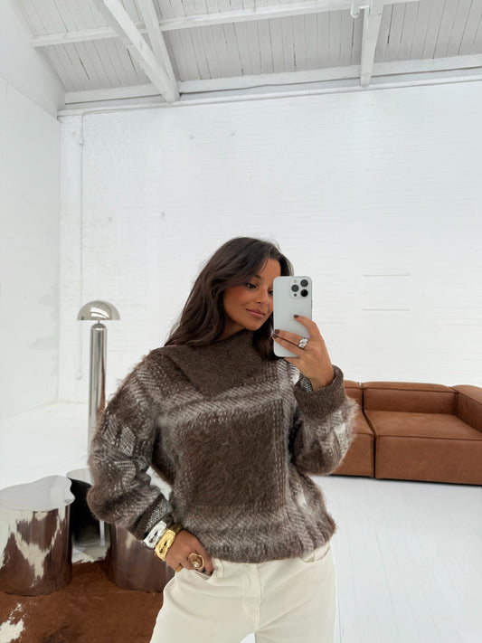 Isabela Sweater in Brown