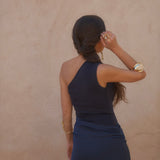 Amira Dress in Navy Blue - Shipping/Envio 06/07 to 10/07