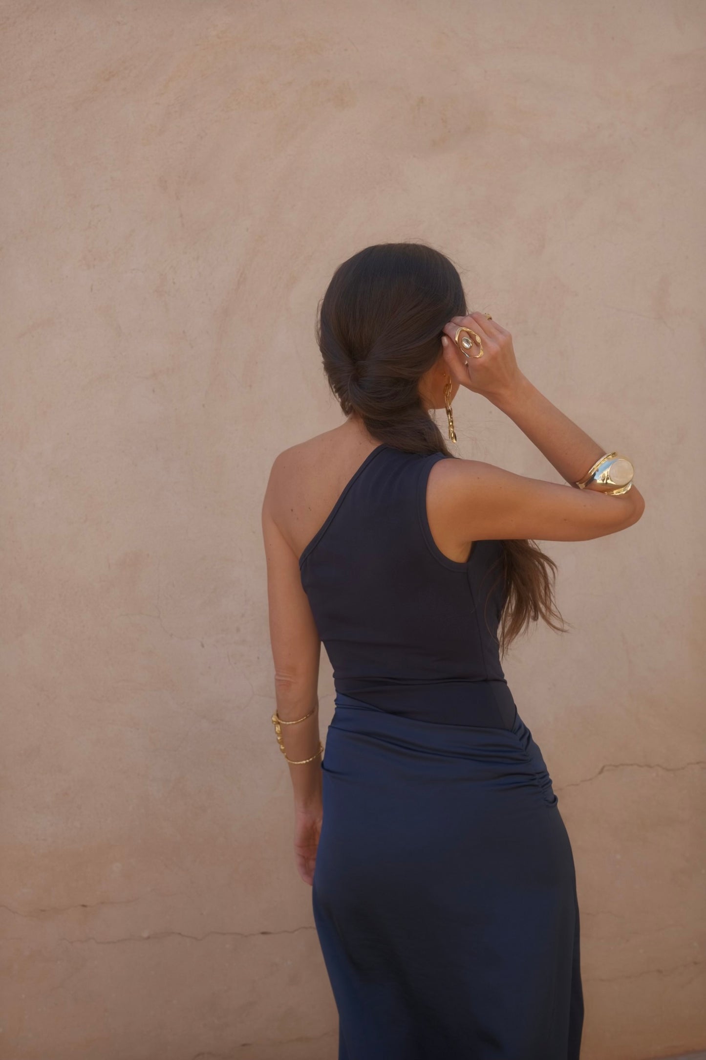 Amira Dress in Navy Blue - Shipping/Envio 22/06 to 29/06