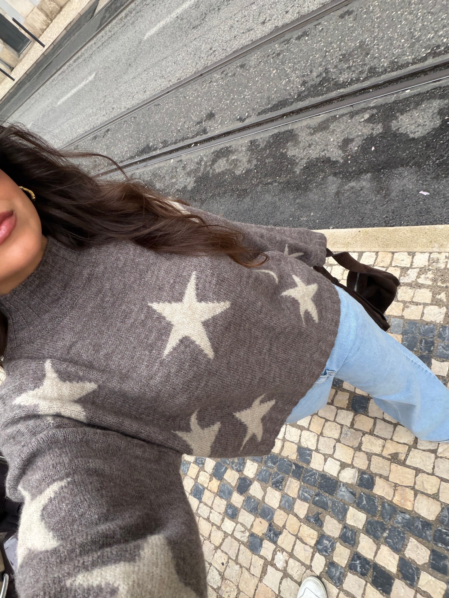 Star Sweater in Taupe