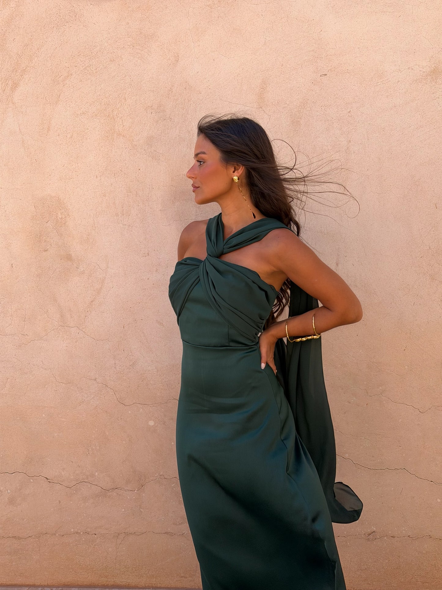 Triana Dress in Green - Shipping/Envio 15/06 to 19/06