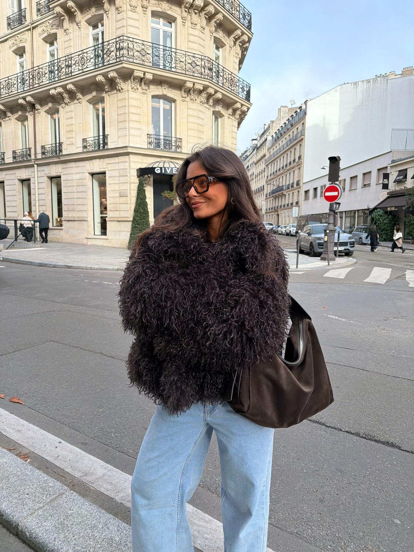 Reversible Curly Fur Jacket - Shipping 19/12